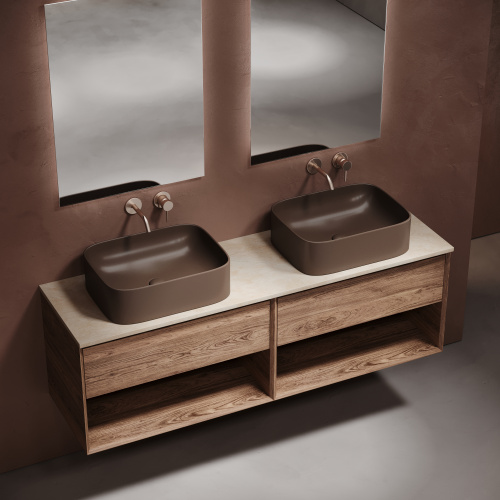 Столешница Sancos TT160A2 160х46 накладная цвет бежевый - фото 2